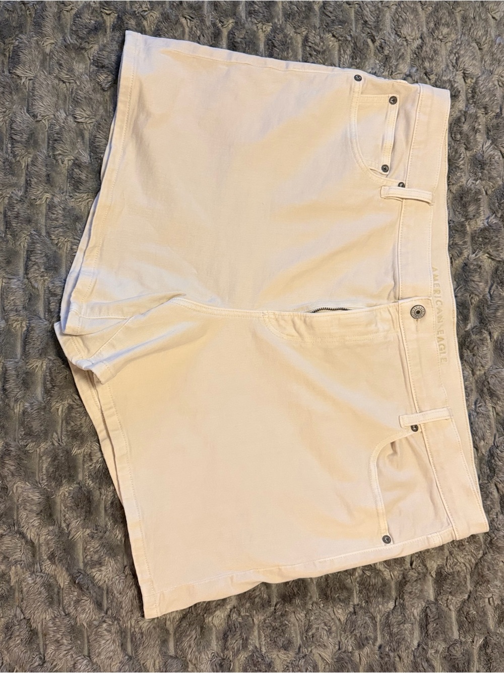 American Eagle Outfitters Off-White Denim Shorts